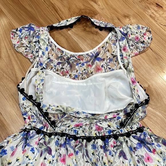 Free People Cherry Blossom Maxi Dress Spring Garden Combo 2 boho romantic lined - Picture 9 of 10